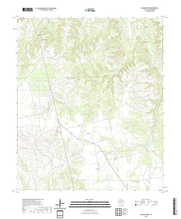 Holder Creek topographic map thumbnail