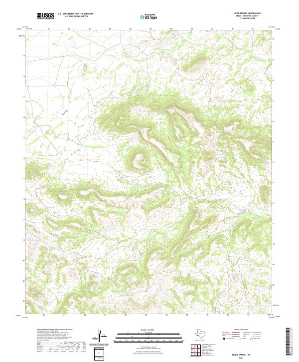 Hood Spring topographic map thumbnail