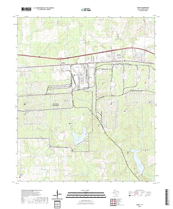 Hooks topographic map thumbnail