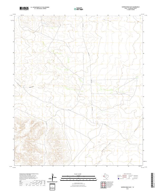 Hopper Draw East topographic map thumbnail