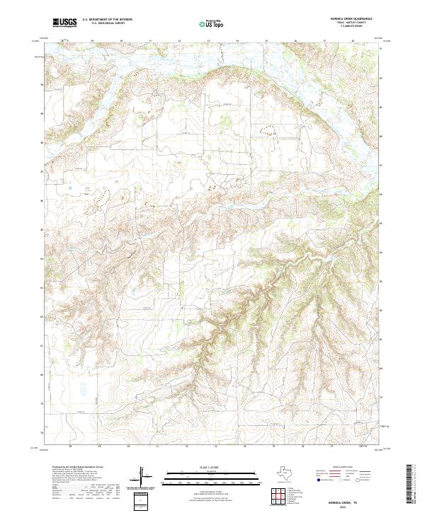 Hornica Creek topographic map thumbnail