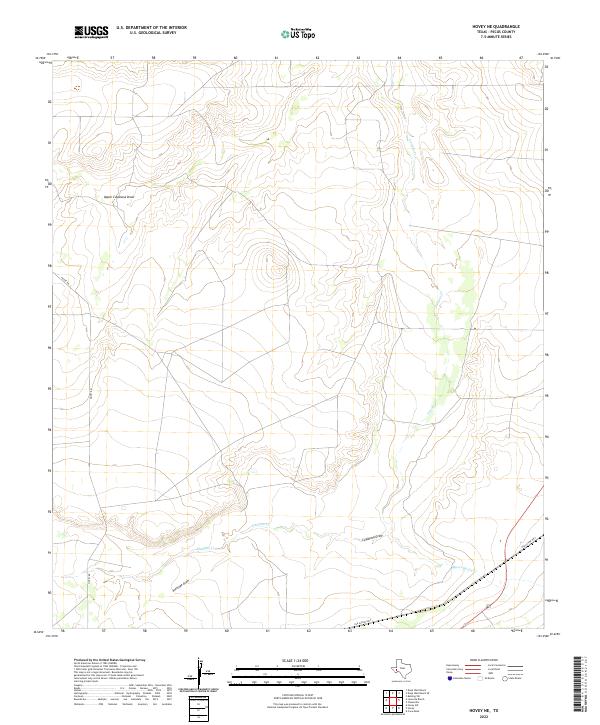 Hovey NE topographic map thumbnail