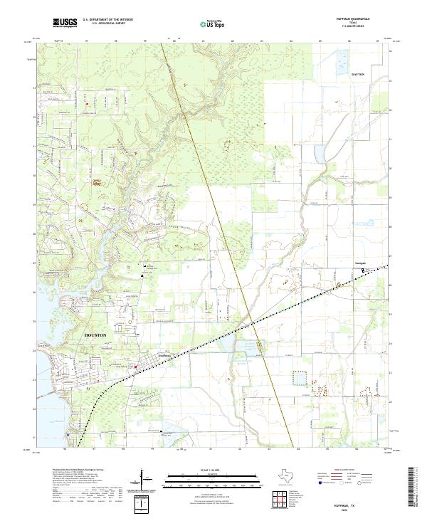Huffman topographic map thumbnail