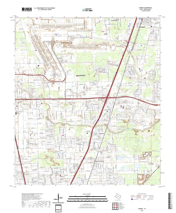 Humble topographic map thumbnail