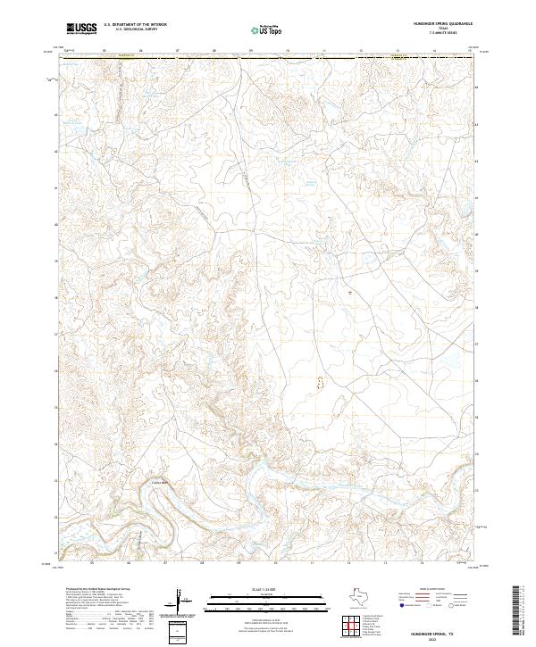 Humdinger Spring topographic map thumbnail