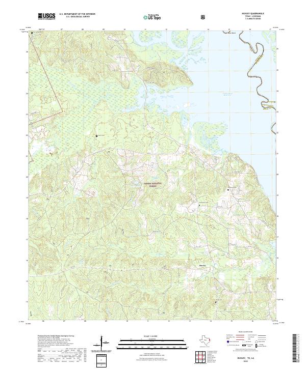 Huxley topographic map thumbnail