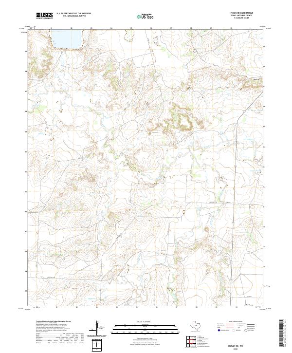 Hyman NE topographic map thumbnail