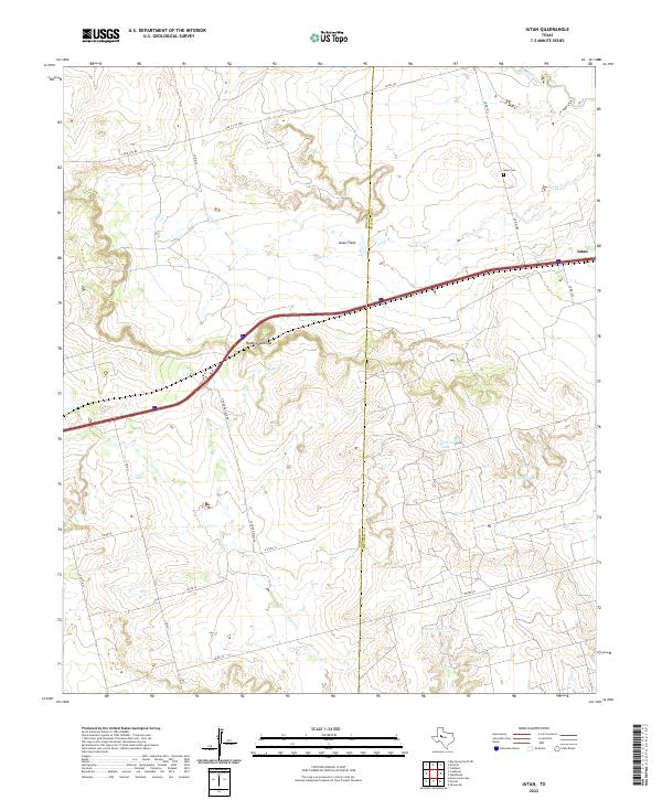 Iatan 2022 topographic map thumbnail
