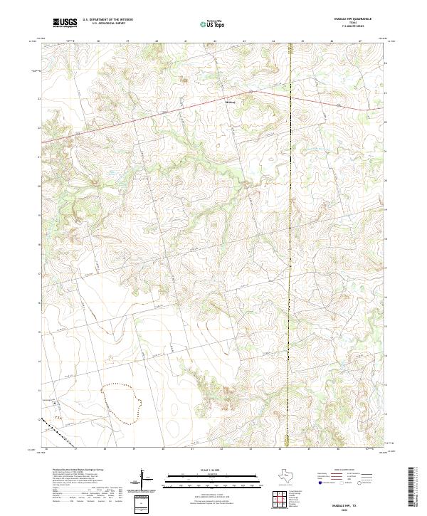 Inadale NW topographic map thumbnail