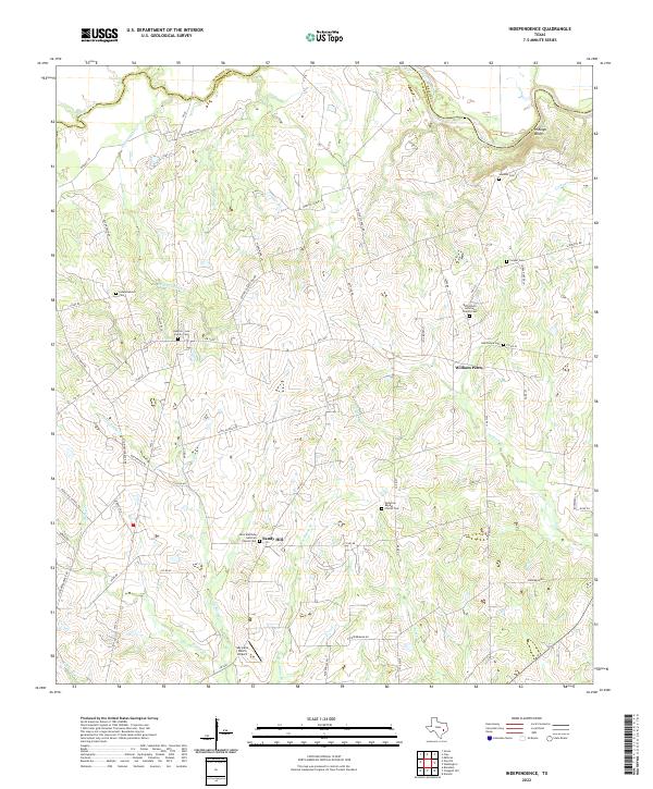 Independence topographic map thumbnail