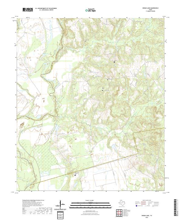 Indian Lake topographic map thumbnail