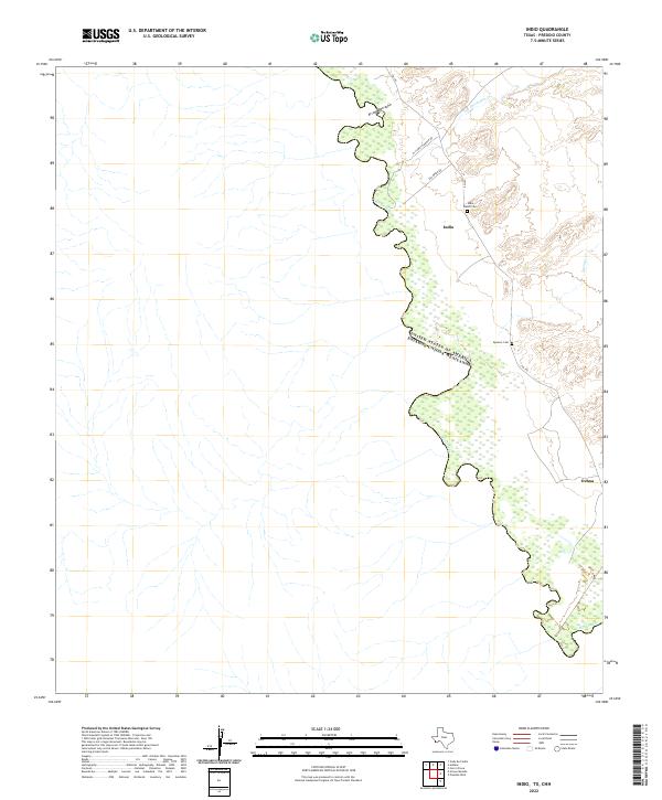 Indio topographic map thumbnail