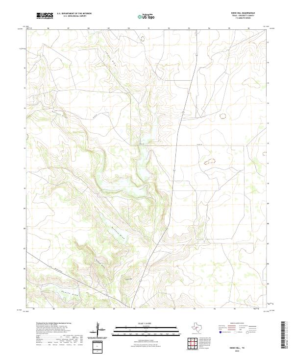Indio Hill topographic map thumbnail