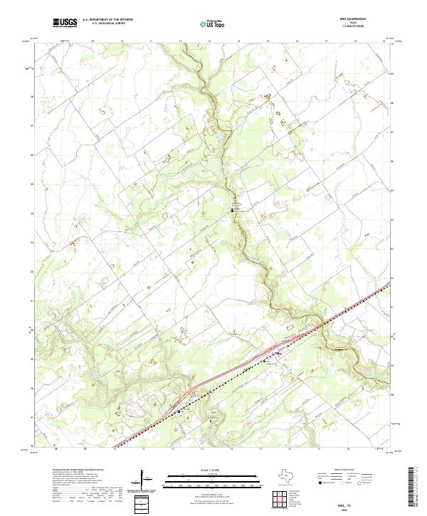 Inez 2022 topographic map thumbnail