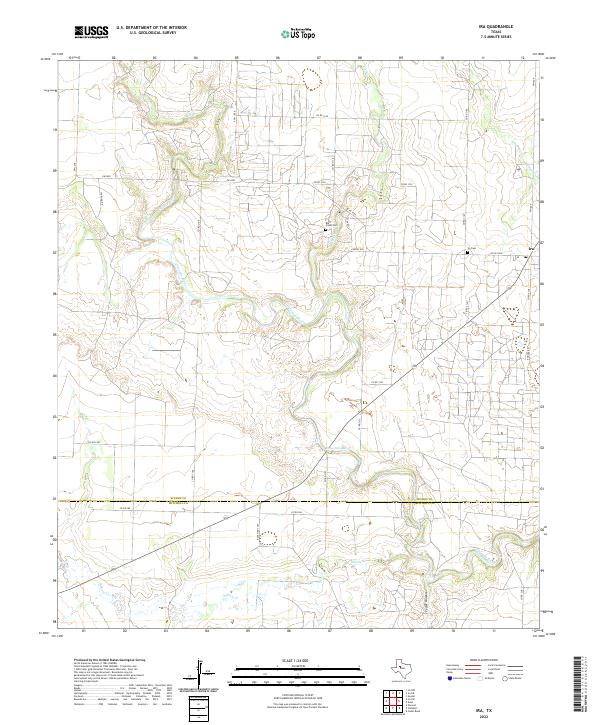 Ira topographic map thumbnail