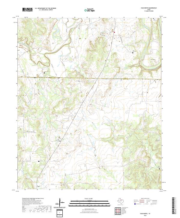 Ivan North topographic map thumbnail