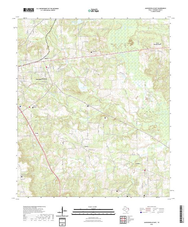 Jacksonville East topographic map thumbnail
