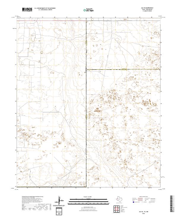 Jal SE topographic map thumbnail
