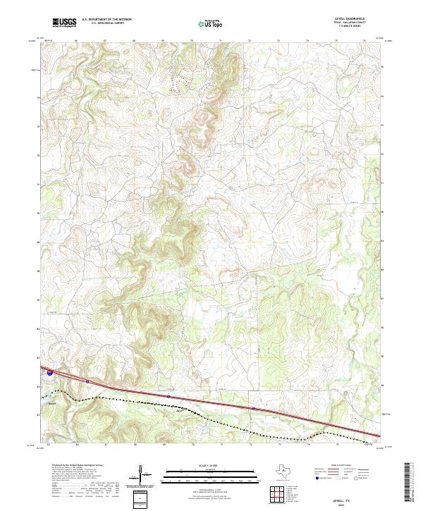 Jayell topographic map thumbnail
