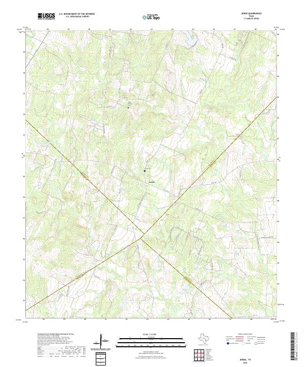 Jeddo topographic map thumbnail