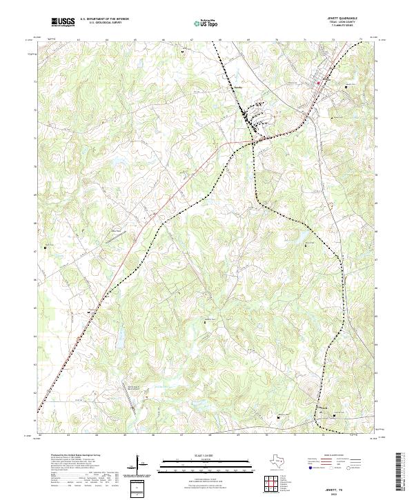 Jewett topographic map thumbnail