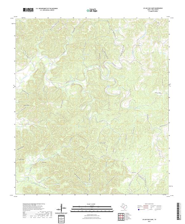 Jo Jan Van Camp topographic map thumbnail