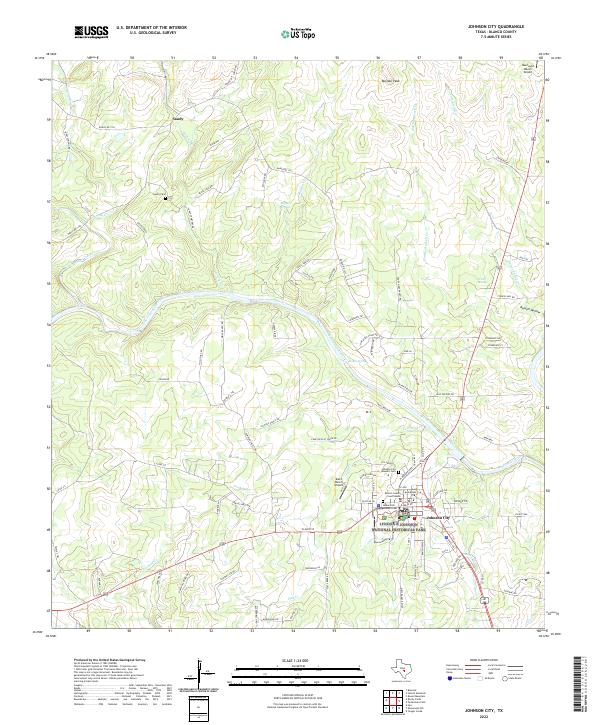Johnson City topographic map thumbnail
