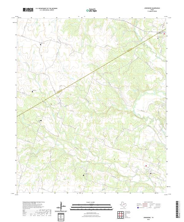 Jonesboro 2022 topographic map thumbnail