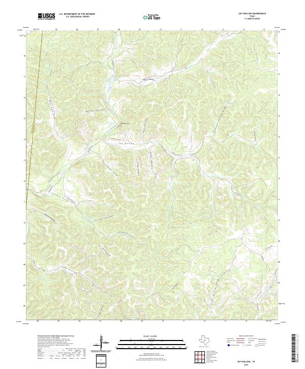 Joy Hollow topographic map thumbnail