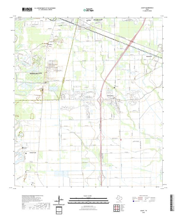 Juliff topographic map thumbnail