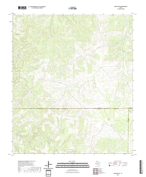 Junction SE topographic map thumbnail
