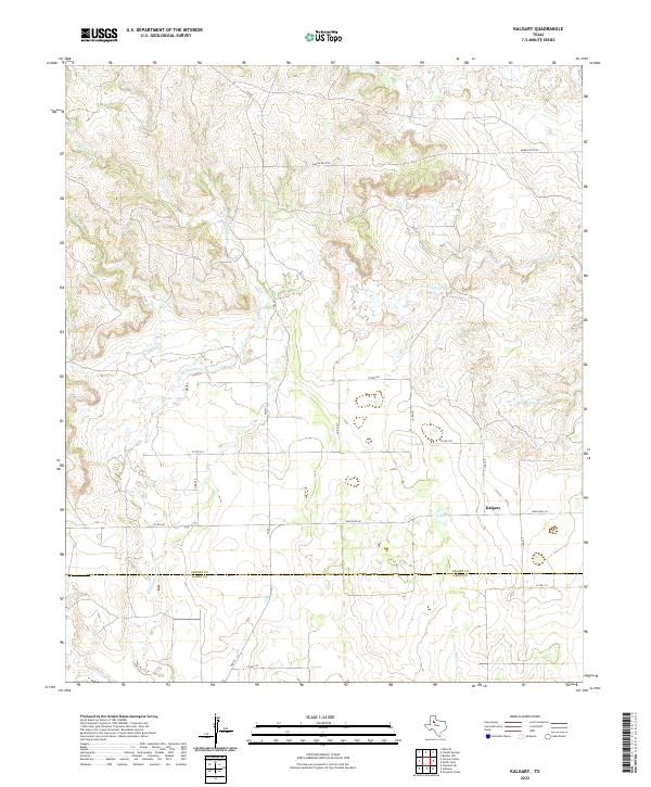 Kalgary topographic map thumbnail