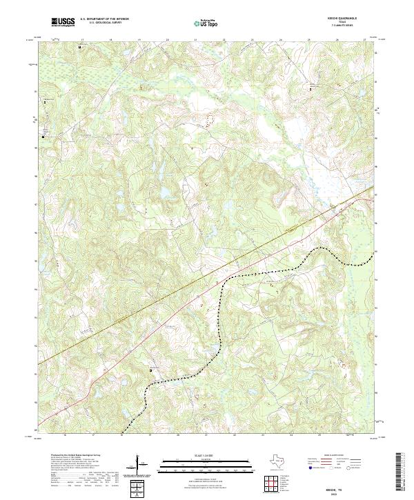 Keechi topographic map thumbnail