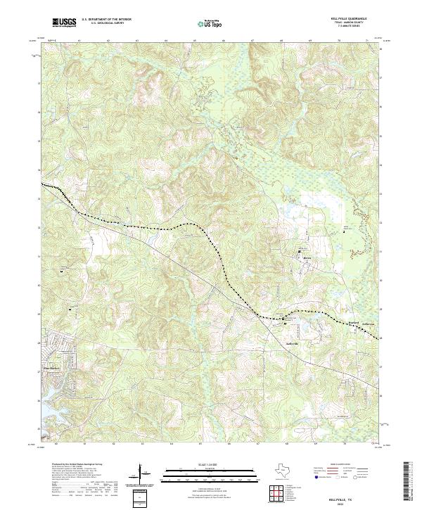 Kellyville topographic map thumbnail