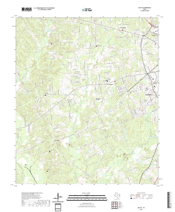 Keltys topographic map thumbnail