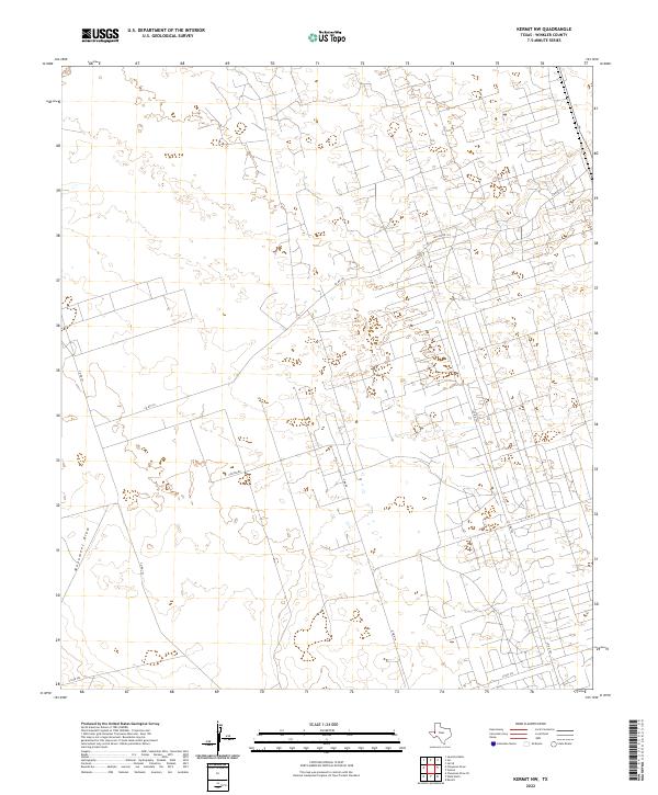 Kermit NW topographic map thumbnail