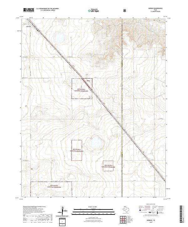 Kerrick topographic map thumbnail