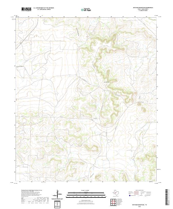 Ketchum Mountain topographic map thumbnail