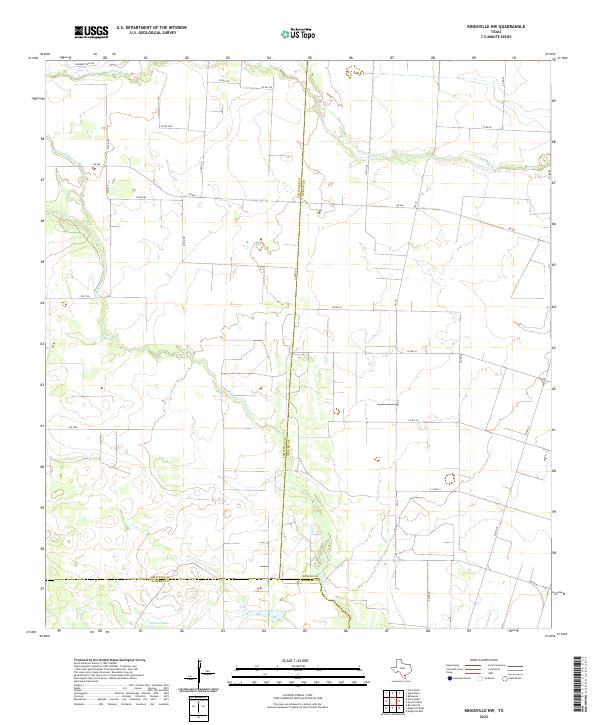 Kingsville NW topographic map thumbnail