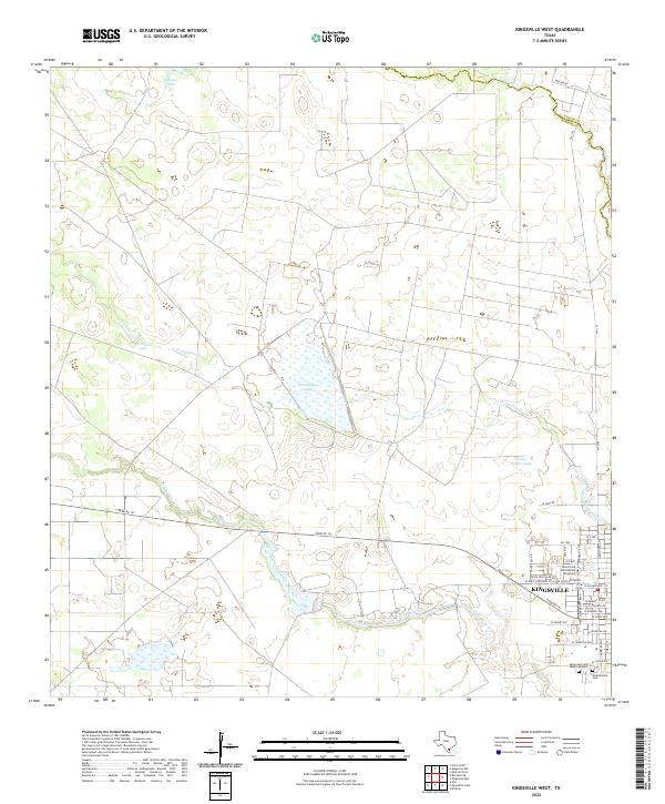 Kingsville West topographic map thumbnail