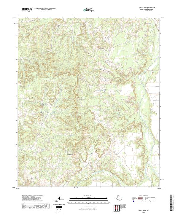 Kiowa Peak topographic map thumbnail
