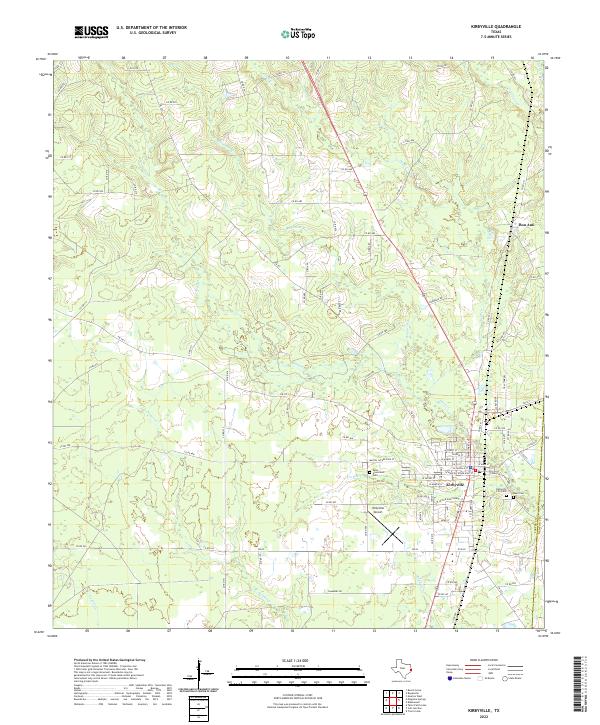 Kirbyville topographic map thumbnail