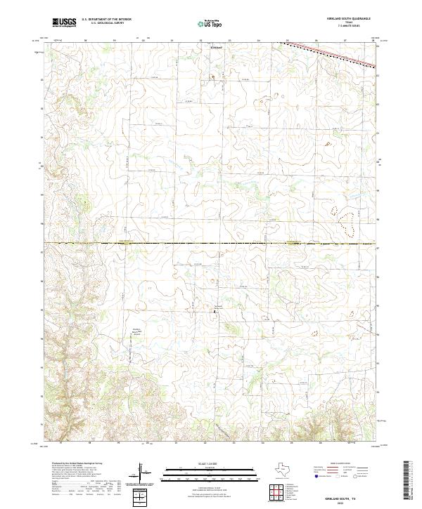 Kirkland South topographic map thumbnail