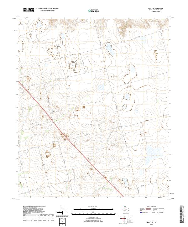 Knott NE topographic map thumbnail