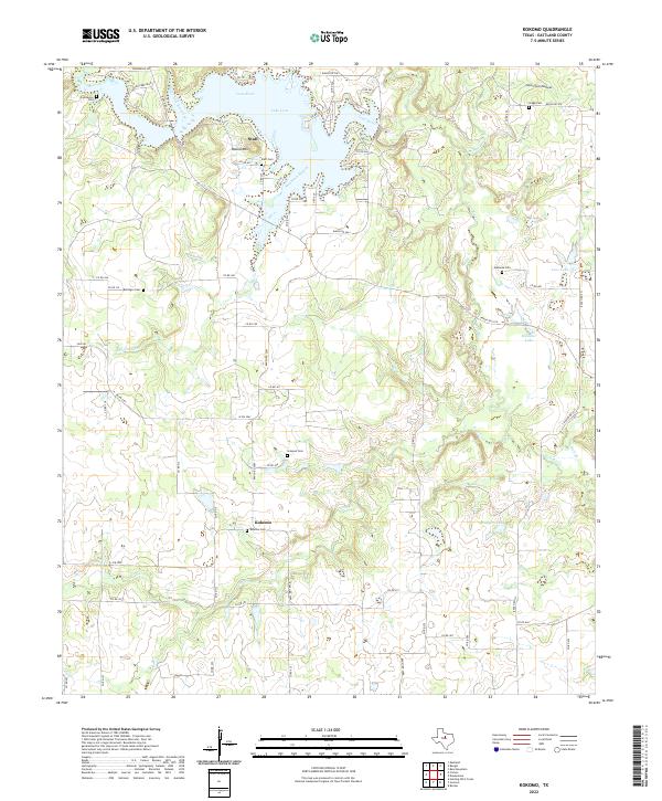Kokomo topographic map thumbnail