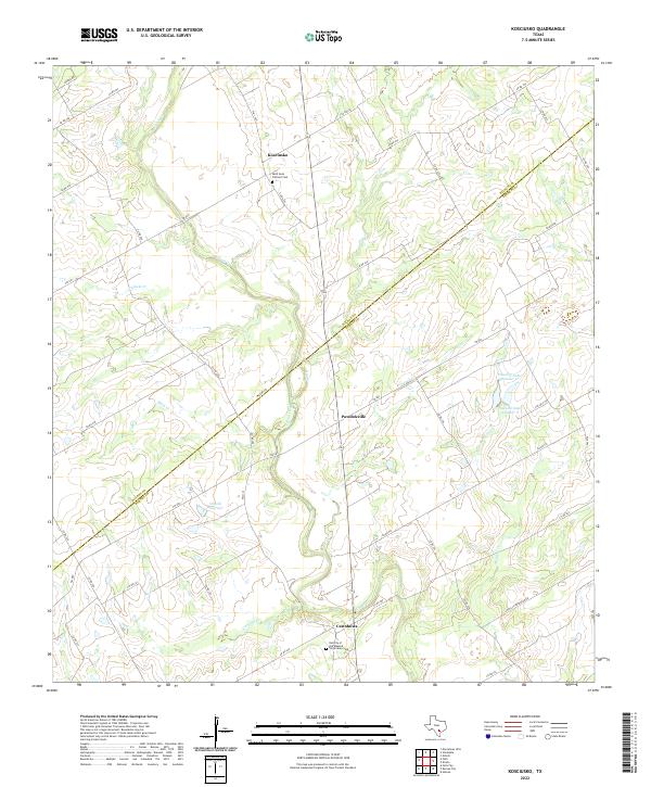 Kosciusko 2022 topographic map thumbnail