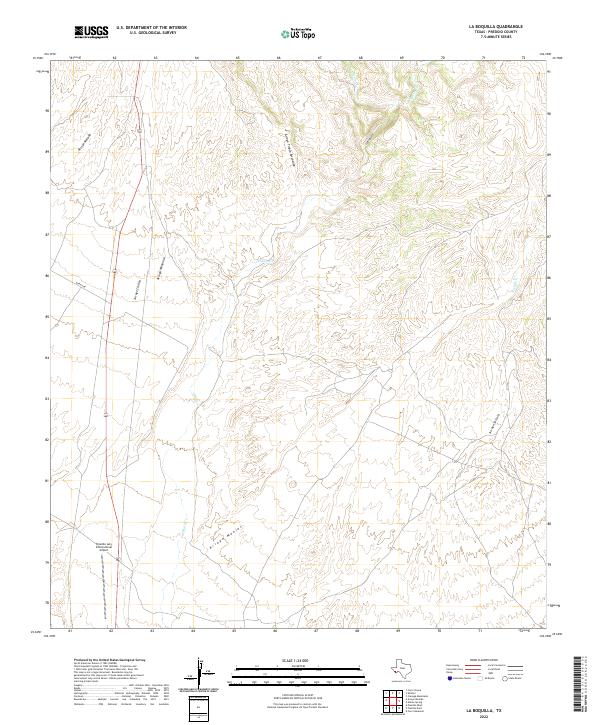 La Boquilla topographic map thumbnail