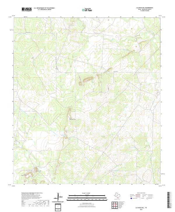 La Chusa Hill topographic map thumbnail