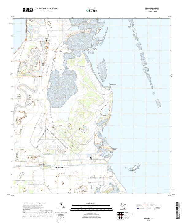 La Coma topographic map thumbnail