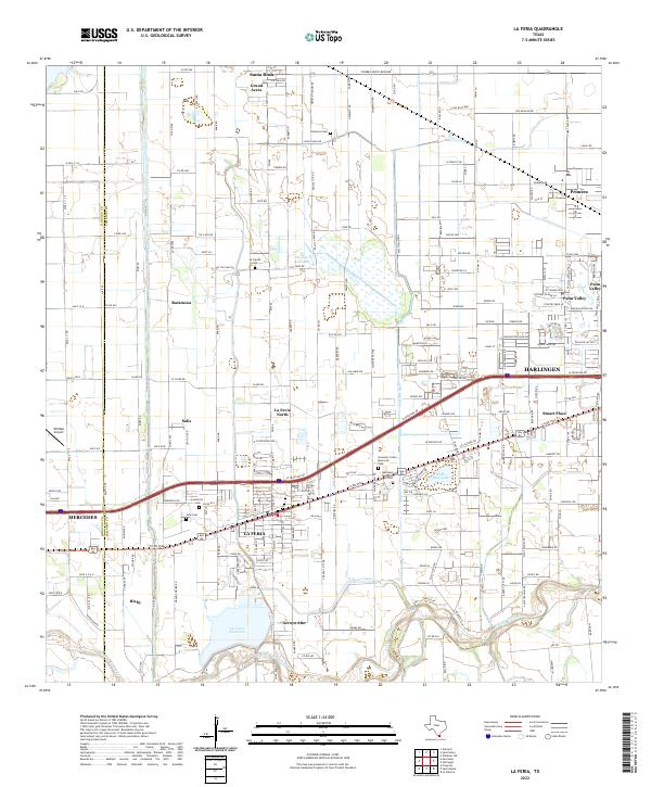 La Feria 2022 topographic map thumbnail